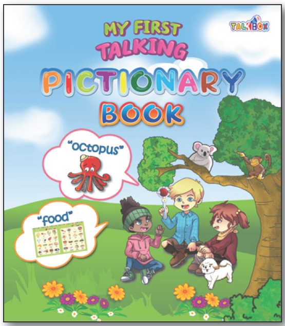 6. My First Talking Pictionary Book-for ki...  Made in Korea